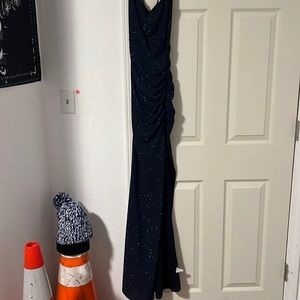 Prom dress from Windsor. Navy Blue. Great shape only wore once